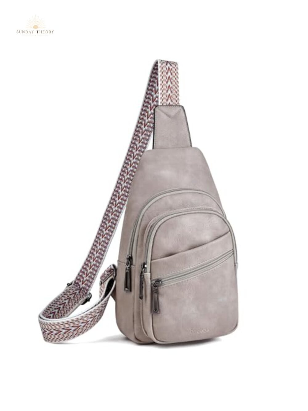 Women's Sling Bag Crossbody Vegan PU Leather Adjustable Strap